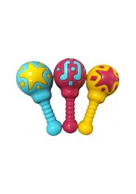Resim Marakas Çıngırak Sulu Dişlik Çok Renkli 