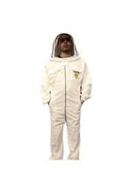 Resim Sezer Arıcılık Petekten Astronot Tip Tam Boy Arıcı Tulumu Beyaz 