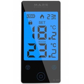 Resim Mars S45 Wifi Kablosuz Proğramlanabilir Dijital Oda Termostatı 