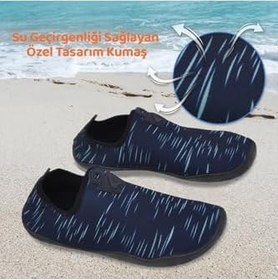 Resim Black Deer Hayal Çok Amaçlı Plaj ve Deniz Ayakkabısı 