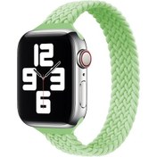 Resim Küçük Bel Tek Döngü Naylon Örgü Saat Kordonu iOS Uyumlu Ultra 49mm-watch Ultra 2 49mm / Seri 9-8 Se 3-se Akıllı Saat Aks. 47199227 