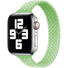 Resim Küçük Bel Tek Döngü Naylon Örgü Saat Kordonu iOS Uyumlu Ultra 49mm-watch Ultra 2 49mm / Seri 9-8 Se 3-se Akıllı Saat Aks. 47199227 