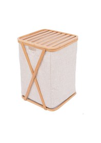 Resim Panalı Bambu Çamaşır Sepeti Demonte Diğer 
