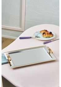 Resim Karaca Yeniköy Çelik Tepsi 37 Cm 