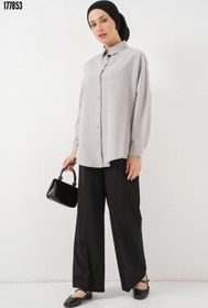 Resim 103901 Oversize Basic Tesettür Gömlek AGri 