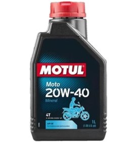 Resim Motul Moto 20w/40 1 L 4 Zamanlı Mineral Motosiklet Yağı 