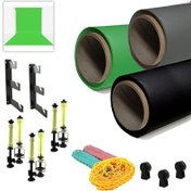 Resim Gdx Sabit Kağıt Sonsuz 3'lü Fon Perde 2.70x11 Metre (GGB) 
