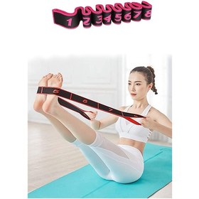 Resim Technojet 8 Seviyeli Direnç Bandı Spor Egzersiz Aerobik Pilates S 