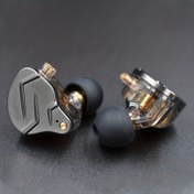 Resim KZ ZSN PRO 1BA + 1DD Hibrit Sürücü Kulak İçi Kulaklıklar HIFI Bas Kulaklık Spor Müzik Kulaklığı Değiştirilebilir Kablo 