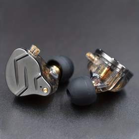 Resim KZ ZSN PRO 1BA + 1DD Hibrit Sürücü Kulak İçi Kulaklıklar HIFI Bas Kulaklık Spor Müzik Kulaklığı Değiştirilebilir Kablo 