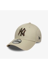 Resim New Era Outline Camo 9forty Neyyan Unisex Krem Şapka 60771850 Bej 