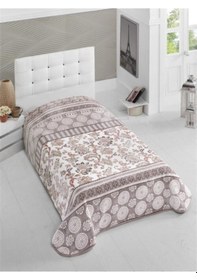 Resim Sarar Kahverengi Polyester Çift Kişilik Battaniye Kahve 