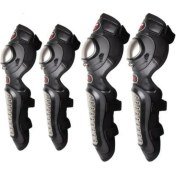 Resim Ebakbak Europe Standart Titanyum Lüx Mafsallı Motor Dizlik Dirseklik Set Rahat Motorsiklet Bacak Kol Koruma Knee Pad 