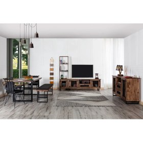 Resim Eymense Star Ladin Ahşap Yemek Odası Takımı 