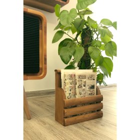 Resim Grootland Ahşap Gazetelik / Dergilik / Kitaplık 