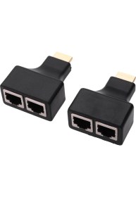 Resim Alfais 4845 Hdmi Rj45 Cat5 6 Extender Uzatıcı Uzatma Aparatı 