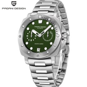 Resim Pagani design Erkek 200M Su Geçirmez Çelik Saat Otomatik Mekanik Saat 41MM Safir Kristal Cam Erkek Saatler 