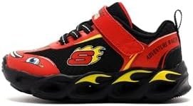 Resim Skechers THERMO-FLASH - WHEEL BUDDİES Erkek Çocuk Ps Kırmızı Işıklı Spor Ayakkabı 
