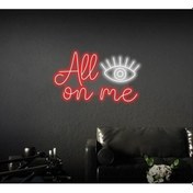 Resim Twins Led All Eyes On Me Yazılı Neon Tabela Kırmızı Model:model:26123366 Kırmızı 