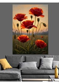 Resim Ahşap Tablo Vazoda Beyaz Ve Siyah Güller 