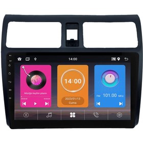 Resim Carvocal Suzuki Swift Uyumlu Android Multimedya Sistemi (2006-2010) CRV-4520XAA 