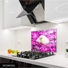 Resim Olinpa Cam Ocak Arkası Koruyucu | Beyaz Civciv 