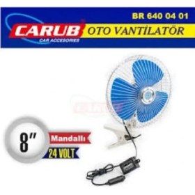 Resim Pmx Carub Vantilatör 8'' 24V Mandallı 