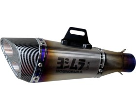 Resim Yoshimura Modifiye Tüp Egsoz Susturuculu Gümüş Mavi 