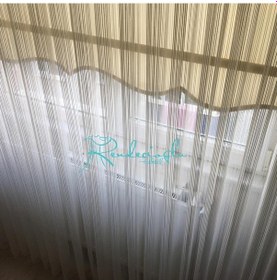 Resim Tül Perd Leno Desen Gramajlı Kalın Sık Iplik Dokumalı Çok Renkli 