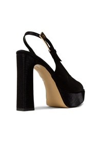 Resim Deery Kadın Siyah Saten Abiye Ayakkabı - Sm229zsyhm01 siyah 