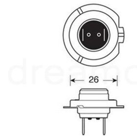 Resim Lampa H7 Far Ampulü 12V 55W 91503 
