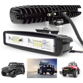 Resim Off Road Sis Lamba 6 Led 48w Ultra Güçlü Işık Sis Lambası Ledli 