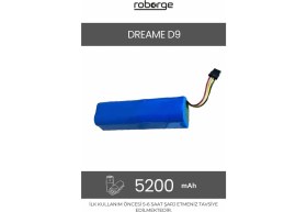 Resim Roborge Dreame D9 Robot Süpürge Uyumlu Batarya 5200 Mah - Muadil Ürün 