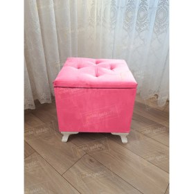 Resim AldaGelsin Lüks Sandıklı Tabure Puf 
