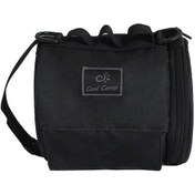 Resim Açık Hava Kağıt Torba Askısı, Çok Fonksiyonlu Tuvalet Kağıdı Tutucu, Kamp Ve Dağ Yürüyüşü İçin Siyah 