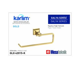 Resim Karlim Galya Serisi Kapaksız Kağıt Havluluk Gold 
