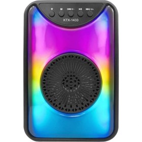 Resim Polygold KTX1433 Rgb Işıklı Radyolu 4'' Bluetooth Hoparlör 