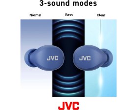 Resim Hype Store Jvc HA-Z66T-A Gumy Mini Kablosuz Kulaklık, Küçük, Ultra Hafif, 3 Ses Modu (Bas/şeffaf/normal), Su Ge 