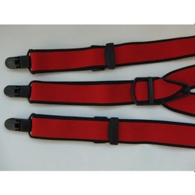 Resim Kırmızı Pantolon Askısı 3 Cm Genişliğinde Kırmızı 