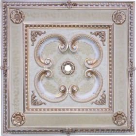 Resim Decogold 90*90 cm Kare Bronz Saray Tavan 