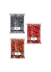 Resim 3x170 Gr. Gojiberry Blueberry Altın Çilek Goldberry Goji Berry 170'şer Gram 3 Paket Diğer 