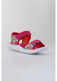 Resim Pepino Dudino Paris Hafif Cırtlı Filet Çocuk Sandalet Pembe 