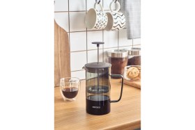 Resim Feyza Design Valentina Borosilikat Cam French Press, 1000 Ml, Şık ve Dayanıklı Tasarım 