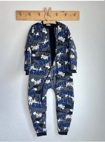 Resim Key Kıds Gri Siyah Nyc Pamuklu Bacaklı 8/10/12 Yaş Büyük Beden 2.5 Tog Kışlık Kalın Erkek Çocuk Uyku Tulumu Çok Renkli 