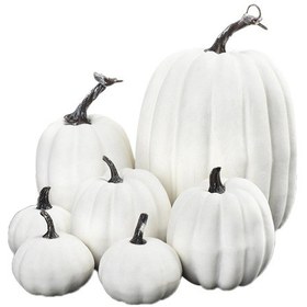 Resim Suntek 7x Yapay Kabaklar Güz Düğün Centerpiece İçin Beyaz " 