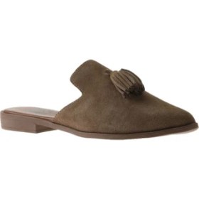 Resim Bueno Shoes Taba Süet Kadın Düz Terlik 01WN0111 01WN0111 