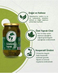 Resim Salamura Yaprak Cam Kavanoz 650 Gr 