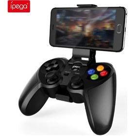 Resim Monyee Pg-9078 Kablosuz Bt Oyun Kolu, Android/ios Telefon/tablet/tv/pc Uyumlu, Ergonomik Tutuş, 360 Derece Joystick, Teleskopik Telefon Tutucu 