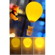 Resim ® Balonlu Ayıcıklı Eğlenceli Dekoratif Gece Lambası Aydınlatması 