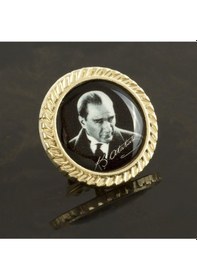 Resim Csmtex 6 Atatürk Yaka Rozet-sarı Çok Renkli 